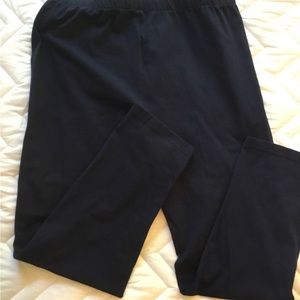 MATERNITY PANTS SIZE 16 Navy Pull on stretchy. Elastic waist. Feelings brand